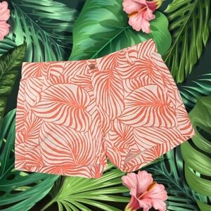 Khakis by Gap Ladies Sunkissed Palmleaf Print Shorts